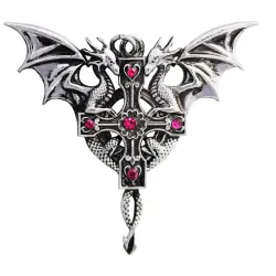 Duos Celtica Gothic Dragon Necklace